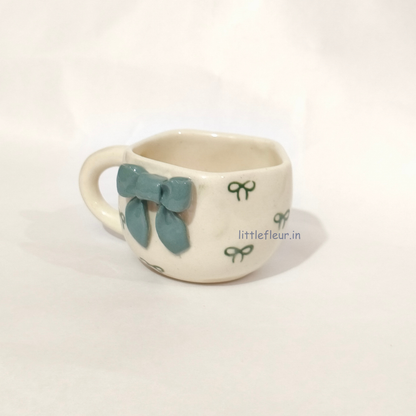 Teal Bow | Coffee Mug