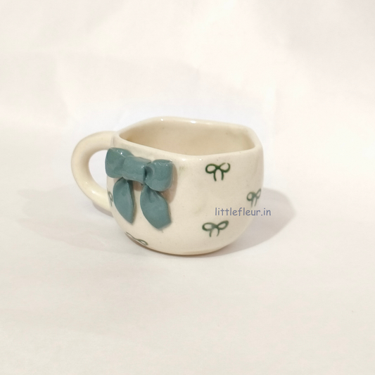 Teal Bow | Coffee Mug