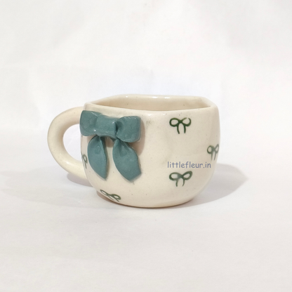 Teal Bow | Coffee Mug