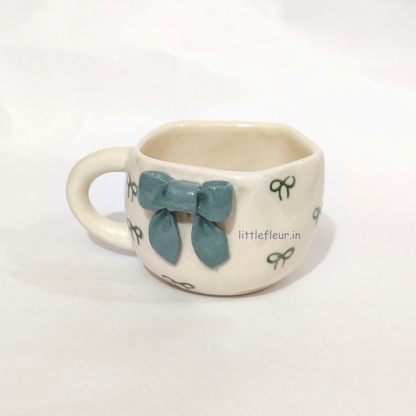Teal Bow | Coffee Mug