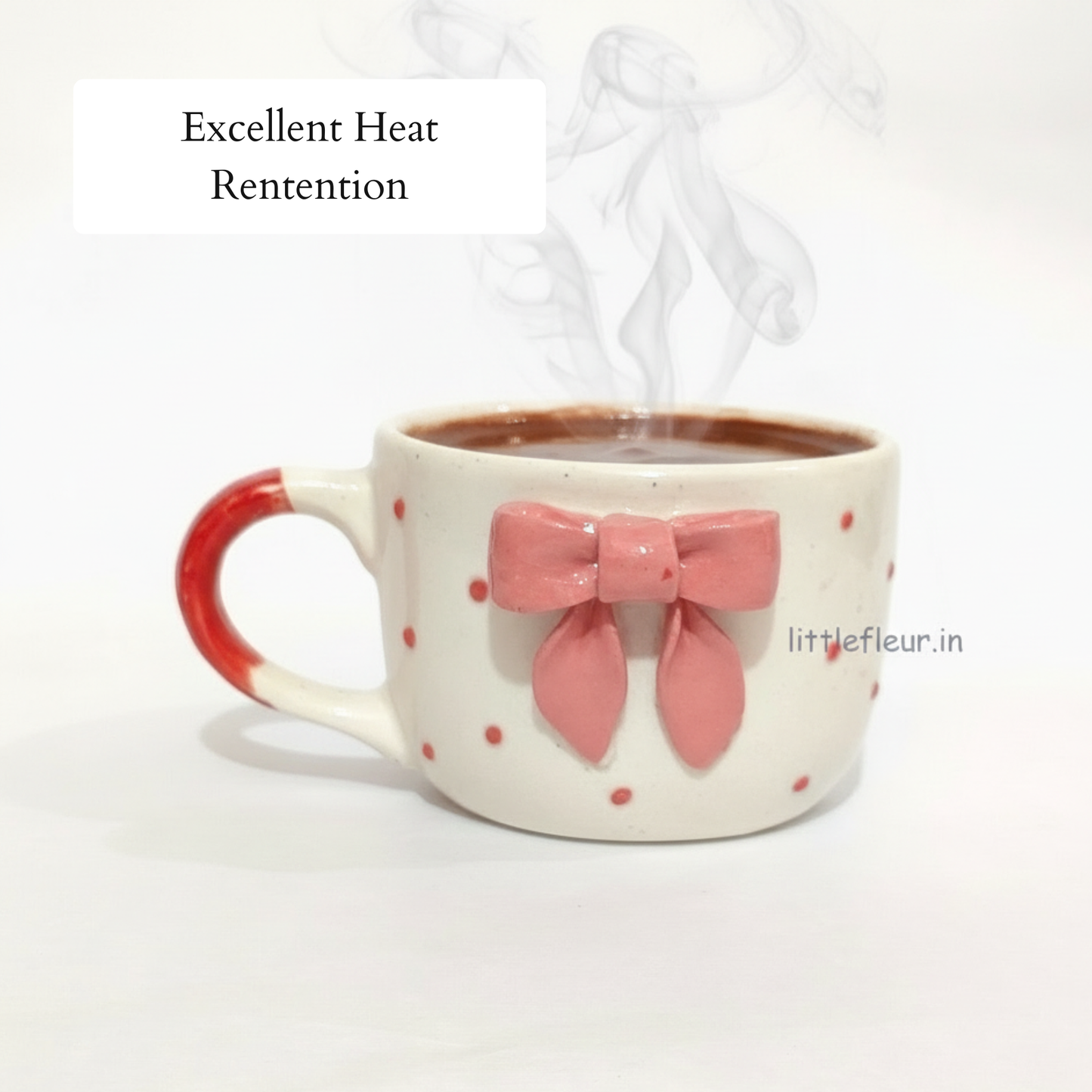 Pink Ribbon Mug | Round Top