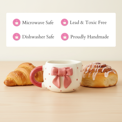Pink Ribbon Mug | Diamond Top