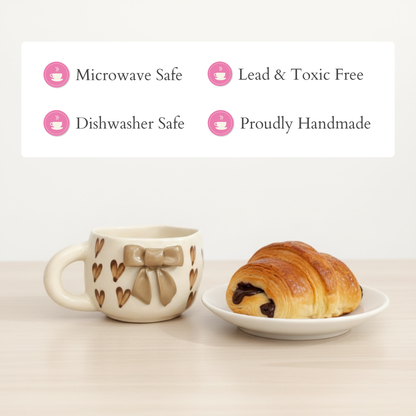 Brown Bow | Coffee Mug