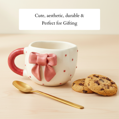 Pink Ribbon Mug | Diamond Top