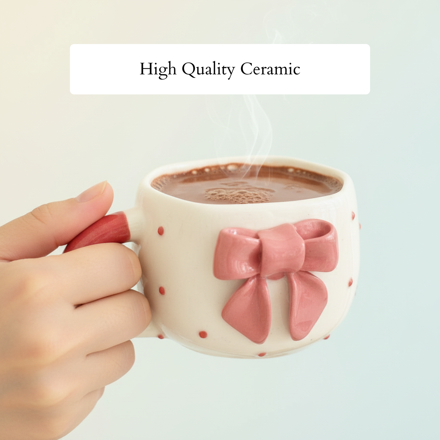 Pink Ribbon Mug | Diamond Top