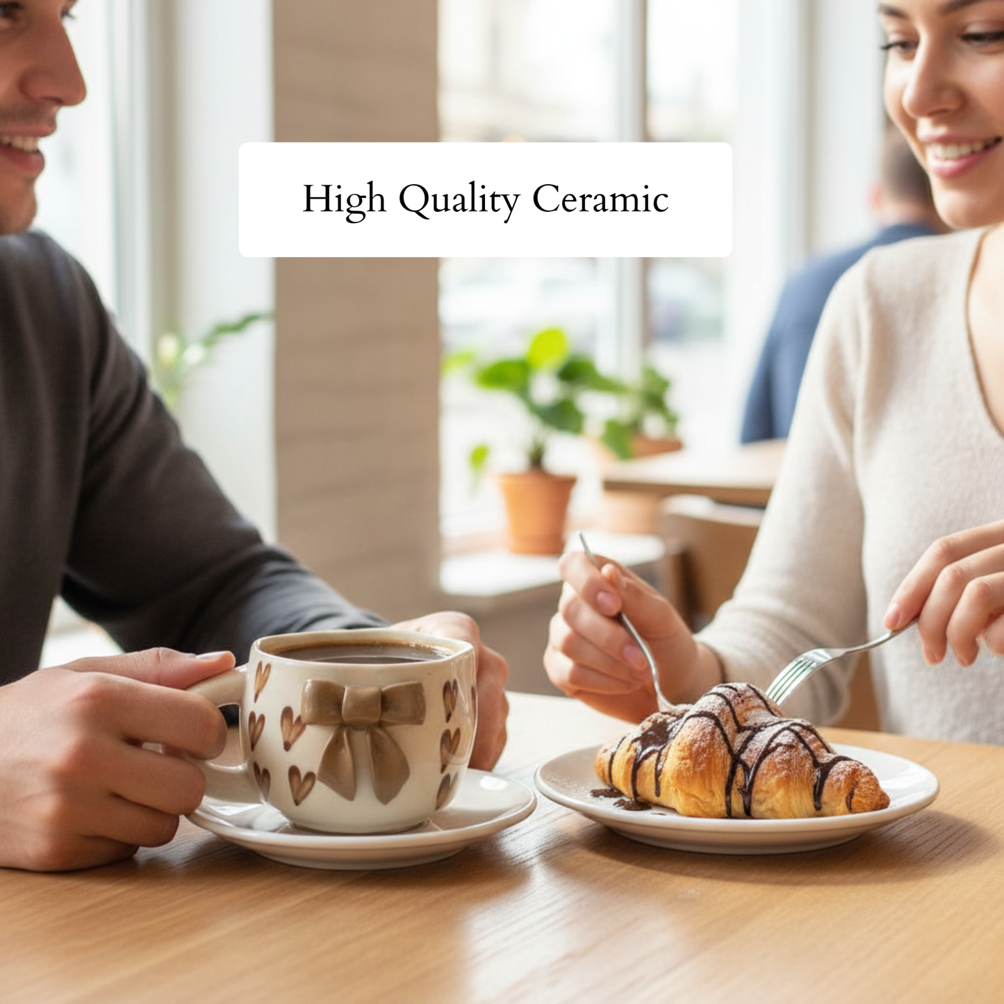 Brown Bow | Coffee Mug