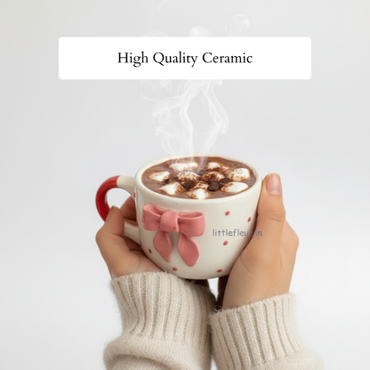 Pink Ribbon Mug | Round Top