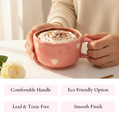 Pink Hot Chocolate Mug