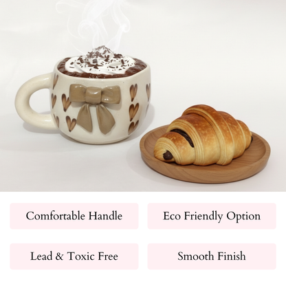 Brown Bow | Coffee Mug