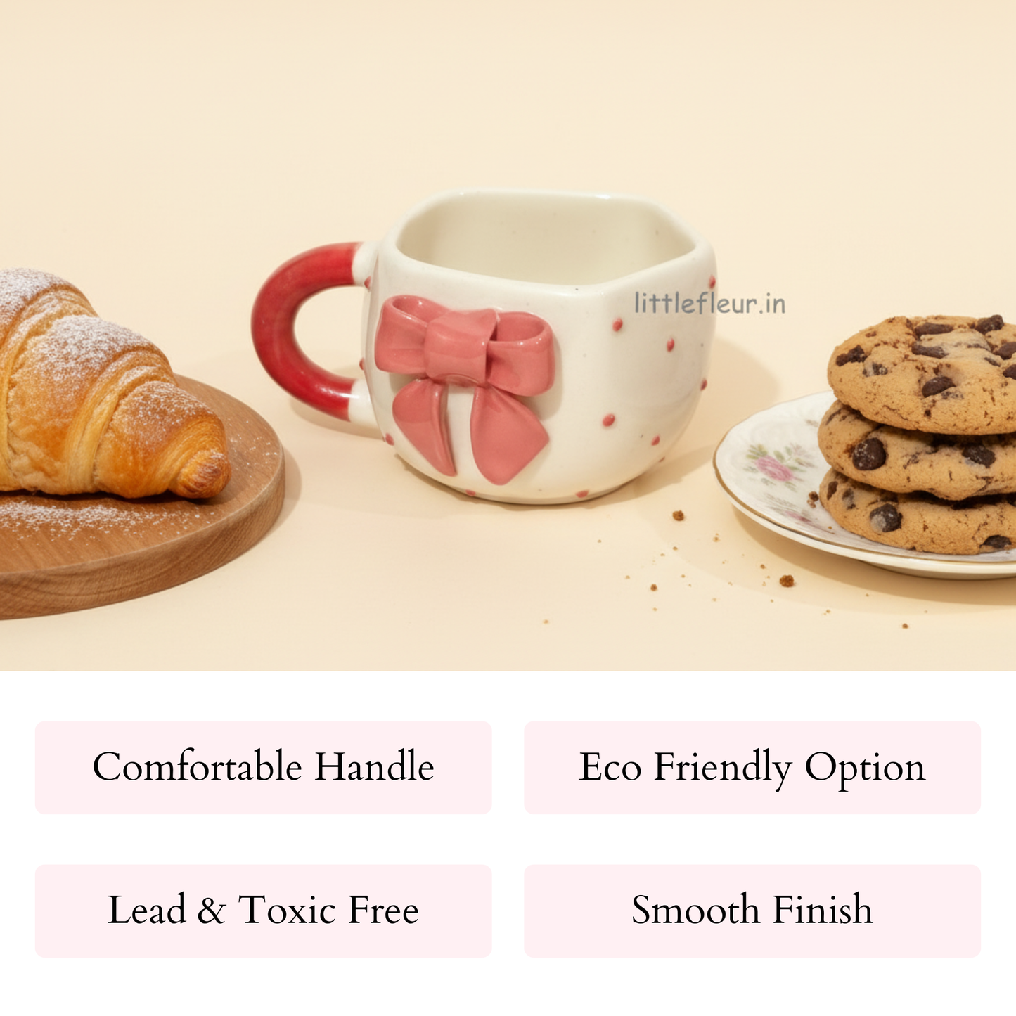 Pink Ribbon Mug | Diamond Top