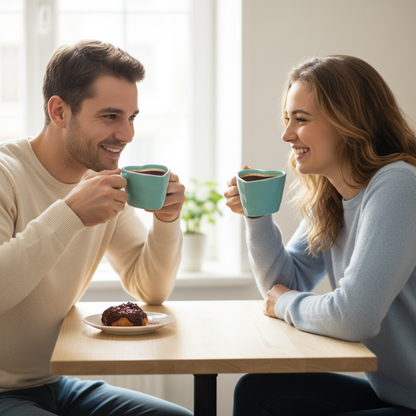 Heart Shape  | Blue Coffee Mug