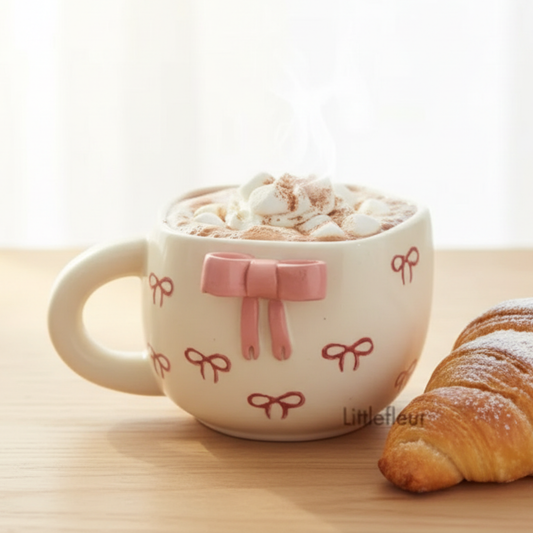 Pink Ribbon Bow | Coffee Mug