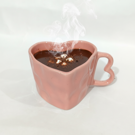 Heart Shape  | Pink Coffee Mug