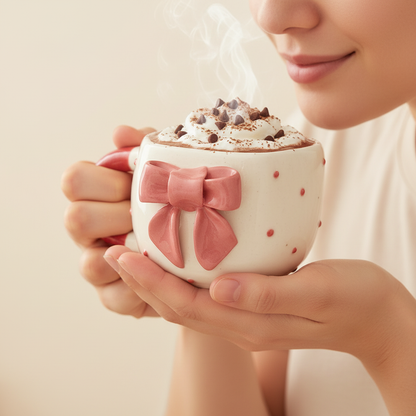 Pink Ribbon Mug | Diamond Top