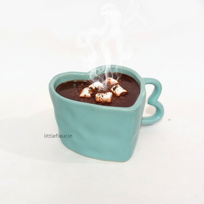 Heart Shape  | Blue Coffee Mug