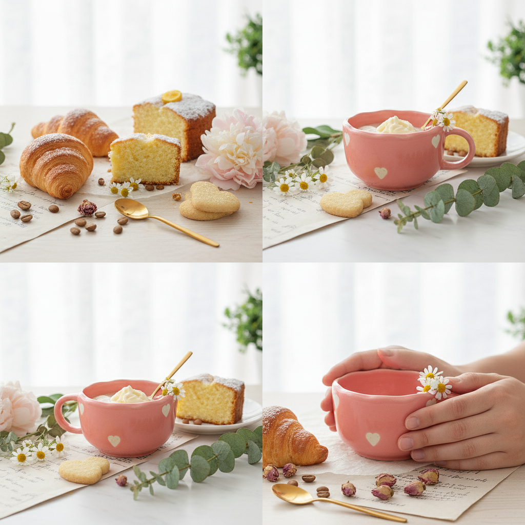 Pink Hot Chocolate Mug