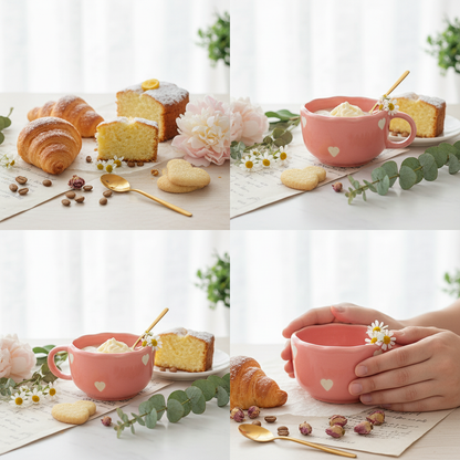 Pink Hot Chocolate Mug