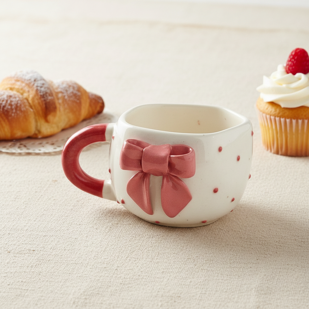 Pink Ribbon Mug | Diamond Top