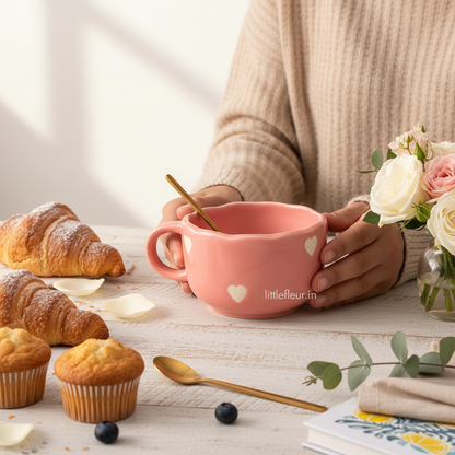 Pink Hot Chocolate Mug